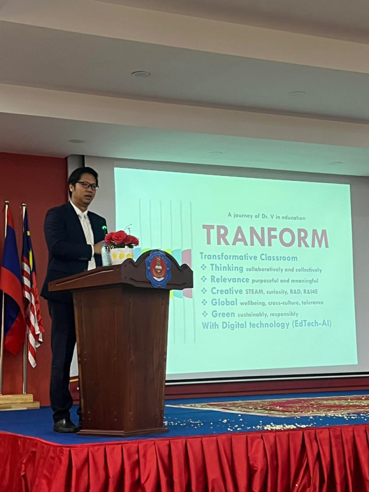 រដ្ឋលេខាធិការ MoEYS៖ AI ជាចំណែកសំខាន់ក្នុងការអភិវឌ្ឍវិស័យអប់រំនាពេលបច្ចុប្បន្ន លោកគ្រូ-អ្នកគ្រូ និងសិស្សត្រូវបោះជំហានតាម