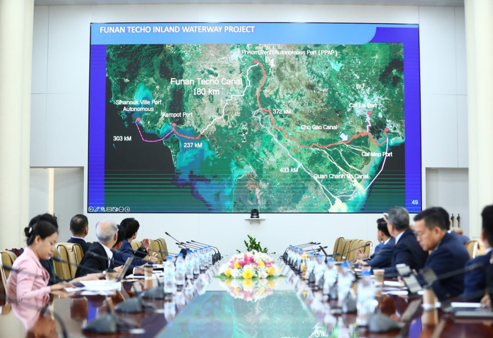 CDC ជួប ERIA ដើម្បីរាយការណ៍វឌ្ឍនភាពសិក្សាគម្រោង តំបន់សេដ្ឋកិច្ចពិសេសបៃតង កម្ពុជា-ជប៉ុន